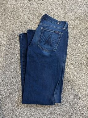 7 For All Mankind Dark Wash Bootcut Jeans